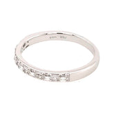 14KT White Gold Wedding Band- Size 7.25